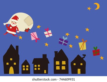Winter Clip Art Santa Claus.