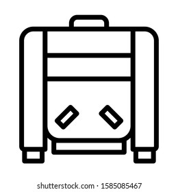 Winter clothe icon. Simple design. Line vector. Isolate on white background.