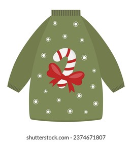 Ropa de invierno, suéter de Navidad, pullover, saltar al estilo de las tiras cómicas