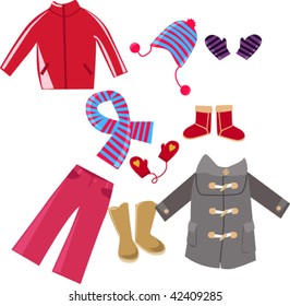 Winter clothes collection