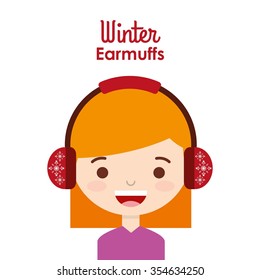 winter clothes design, vector illustration eps10 graphic 