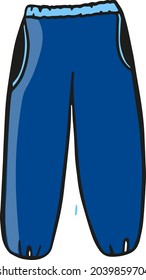 Ropa de invierno elemento dibujado a mano para crear diseños textiles, postales, calendarios, marcos fotográficos. Ilustración vectorial.