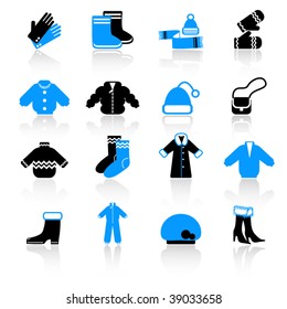 Winter Clothes Icons