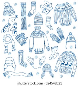 Winter clothes set