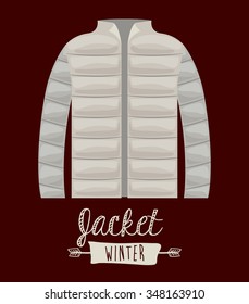 winter clothing design, vector illustration eps10 graphic 