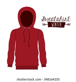 winter clothing design, vector illustration eps10 graphic 