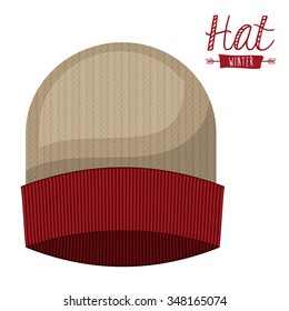 winter clothing design, vector illustration eps10 graphic 