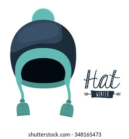 winter clothing design, vector illustration eps10 graphic 