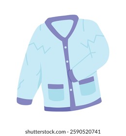 Winter clothing, seasonal clothes vector design