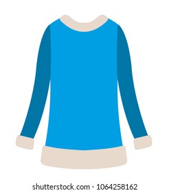 winter coat accessory icon