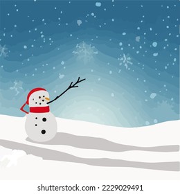 Invierno, frío, nevada, feriado
Dibujo de dibujos animados de vectores de ilustración