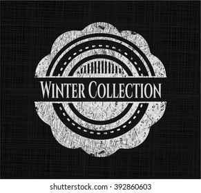 Winter Collection chalkboard emblem