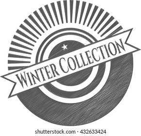 Winter Collection draw (pencil strokes)