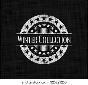 Winterkollektion auf der Tafel
