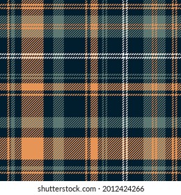 Winter Collection Plaid Tartan Textile Vector Seamless Repeat Pattern.