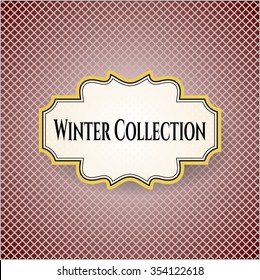 Winter Collection poster or banner