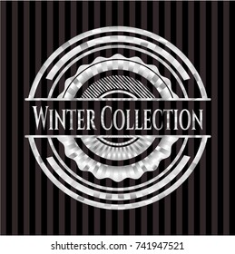 Winter Collection silvery shiny badge