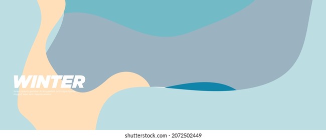 fondo de color de invierno. fondo abstracto del tema invernal. adecuado para materiales impresos, banners, fondos promocionales, portadas de libros, etc.