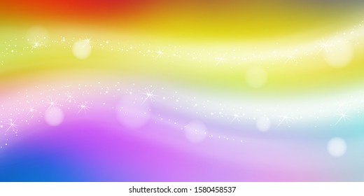 Winter colorful background, blizzard. Vector illustration, bokeh effect, EPS10