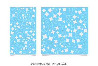 Winter Colour memphis pattern Abstract background for your Social Media Wallpaper