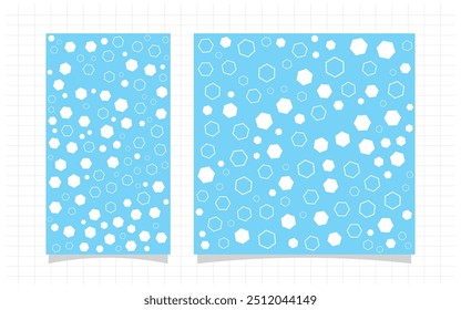 Winter Colour memphis pattern Abstract background for your Social Media Wallpaper