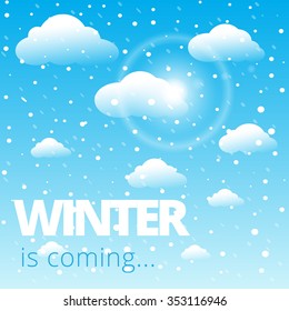 Winter is coming banner
