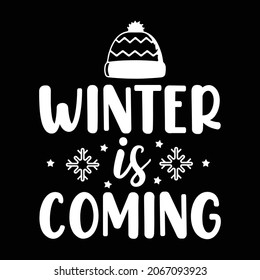 Winter is coming - vector