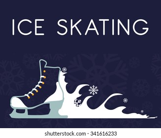 Winter concept with sport icons design, vector illustration 10 eps graphic.