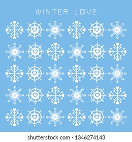 Winter Conceptual Design Illustration Vector