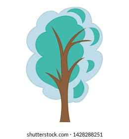 Winter Craft Color Felt Tree