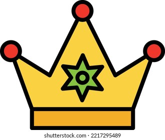 Winter crown Vector Icon which is suitable for commercial work and easily modify or edit it
