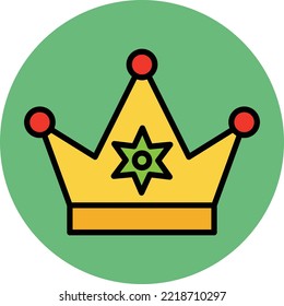 Winter crown Vector Icon which is suitable for commercial work and easily modify or edit it
