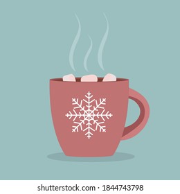 Winter Cup Background. Photo-Realistic Vector. EPS10