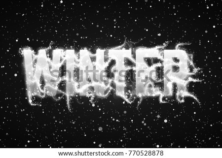 Similar – Image, Stock Photo Intricate ice patterns over golden soil texture