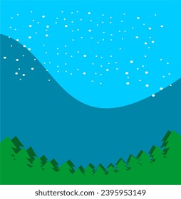 winter december christmas sky background