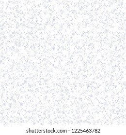 Winter decoration. Wallpaper texture. Tile. White flecked background. Vector illustration.