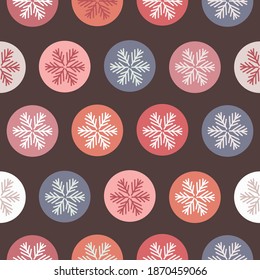 Patrón ininterrumpido de invierno con diseño estacional, colores pastel
