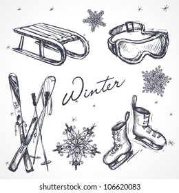 Winter design elements