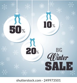 Winter design over white background ,vector illustration.
