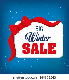 Winter design over white background ,vector illustration.