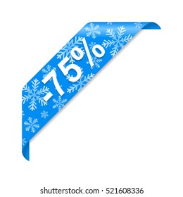 Winter discount 75%