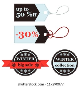 winter discount cedule and labels