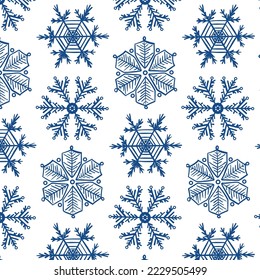 Colección de doodles de invierno, año nuevo dibujado a mano y elementos de navidad. Patrón sin problemas para tu diseño.
