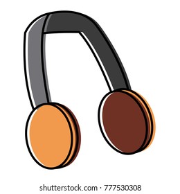 Winter earmuffs isolated