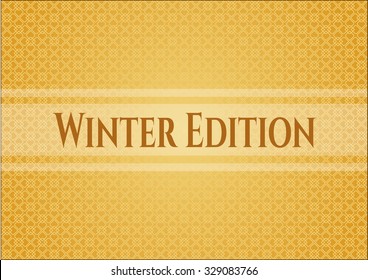 Winterausgabe-Karte
