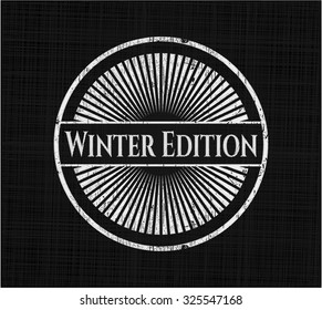 Winter Edition chalk emblem
