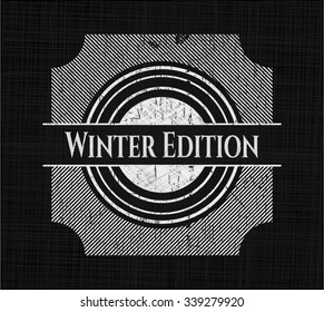 Winter Edition chalk emblem