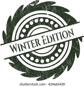 Sello grunge de Winter Edition