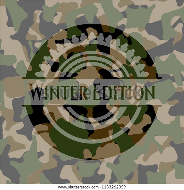 Winter Edition On Camo Texture Stock Vector Royalty Free 1133262359 - roblox winter camo texture