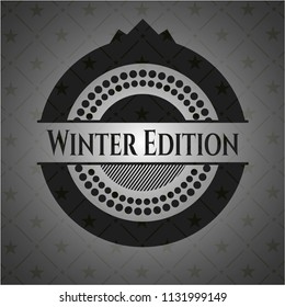 Winter Edition retro style black emblem